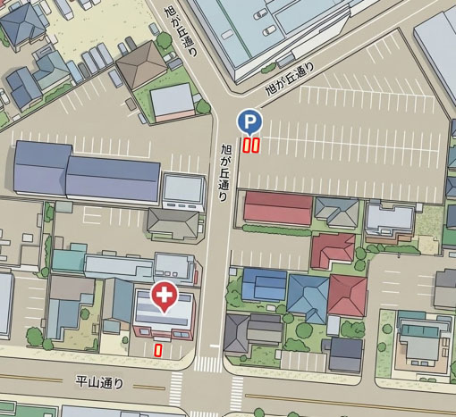 駐車場案内地図